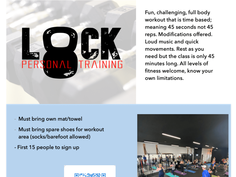 Total Body Training – May 6,&nbsp;2023